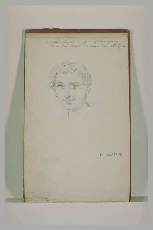 Tête d'un jeune homme, vue de face