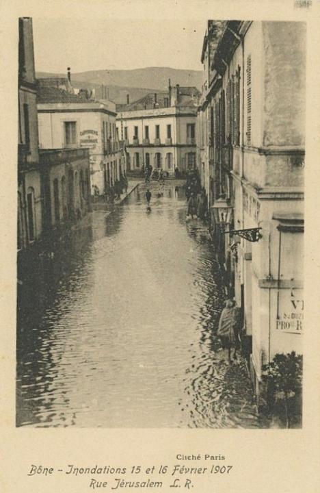 inondations a bone 15 et 16 fevrier 1907