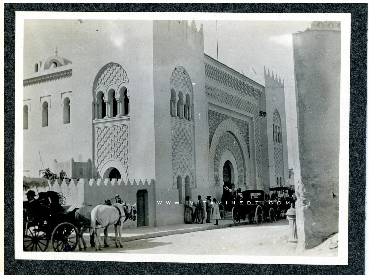 PHOTO ANCIENNE : Tlemcen, la Medersa