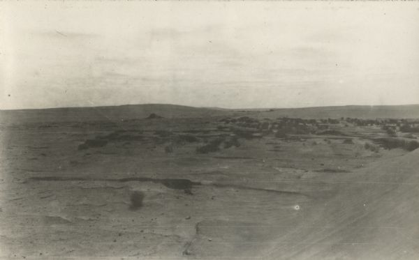 Une station préhistorique parmi les dunes de Biskra, en Algérie.