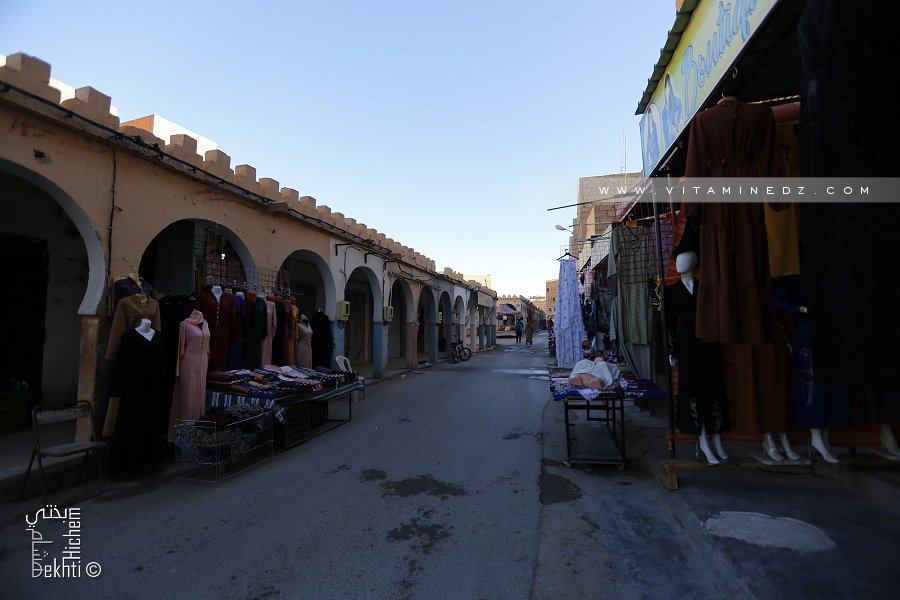 Le marché aux arcades de Béchar