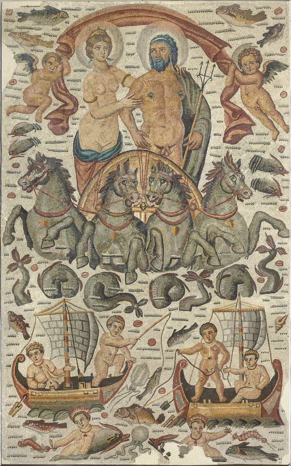Mosaïque ; Mosaïque de Neptune et Amphitrite