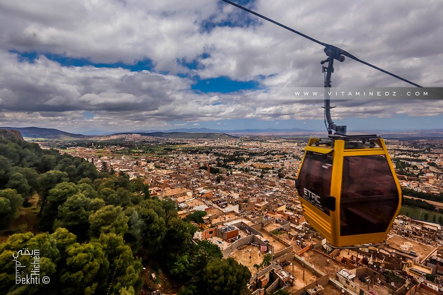 Téléphérique de Tlemcen, vue du quartier de Boudghene
