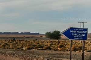 Carrière de Eurl Adlene Distribution, RN50 Oum el Assel, route vers Tindouf