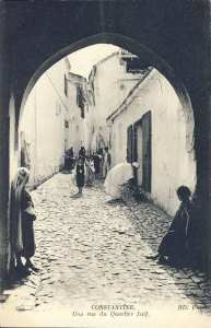 Constantine- une rue du quartier juif