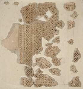 Panneaux à décor géométrique