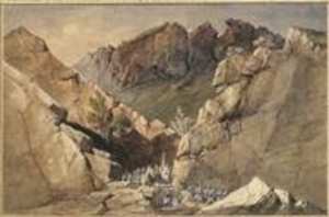 Fin du défilé des Portes de Fer