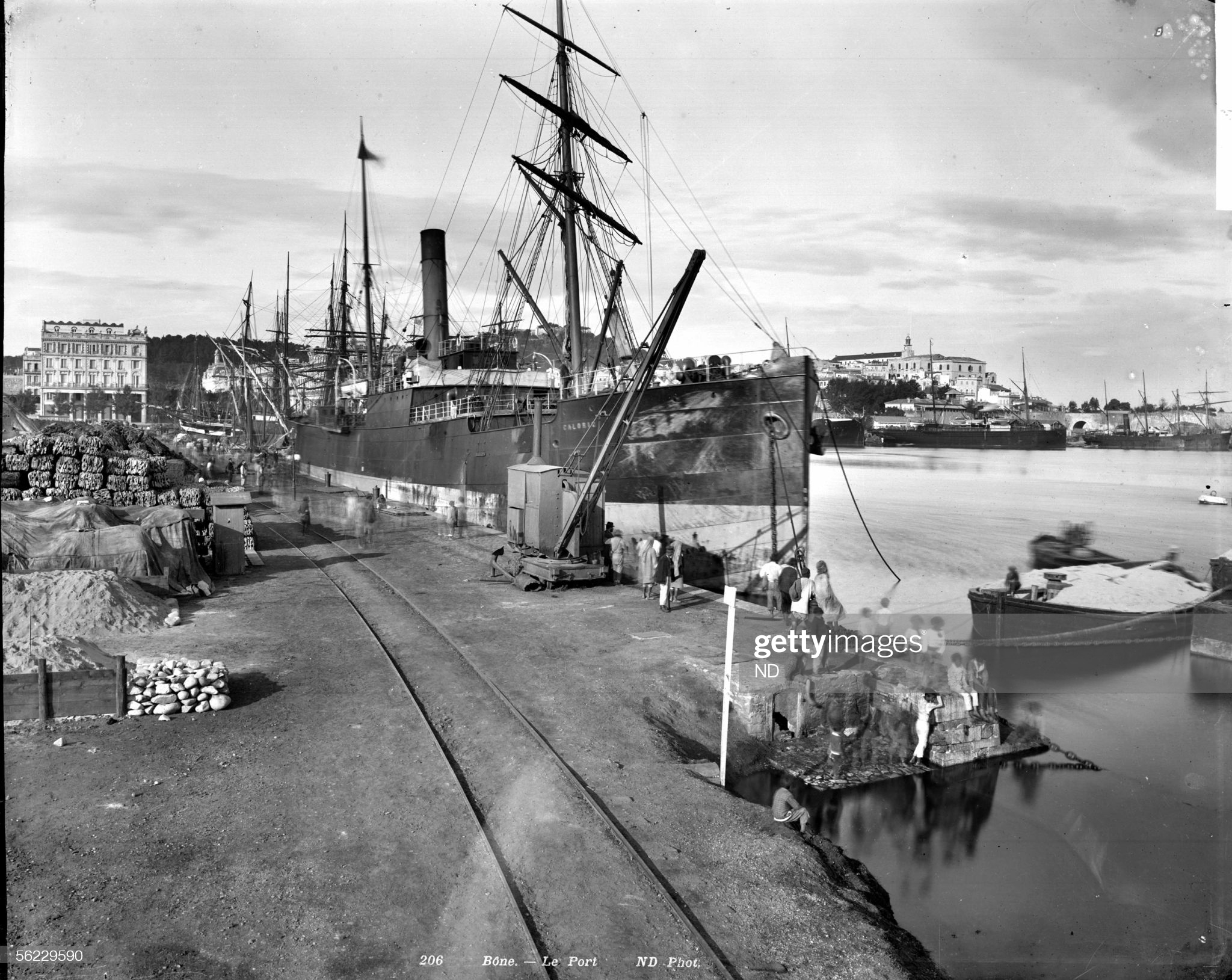 Annaba ex-Bone (Algerie).le port. vers-1890