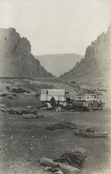 Camp à El Kantara en 1930