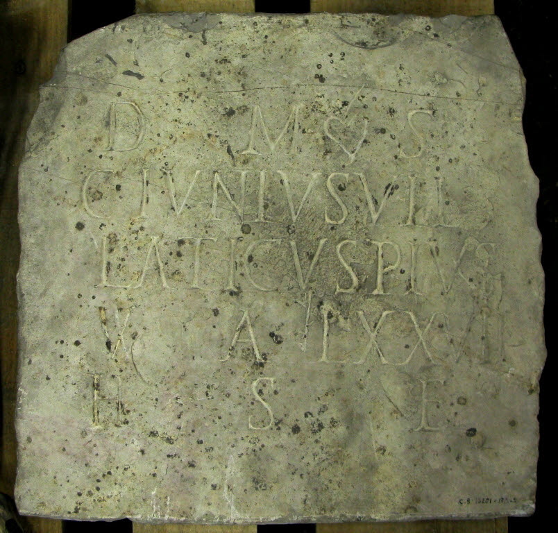 Autel ; inscription