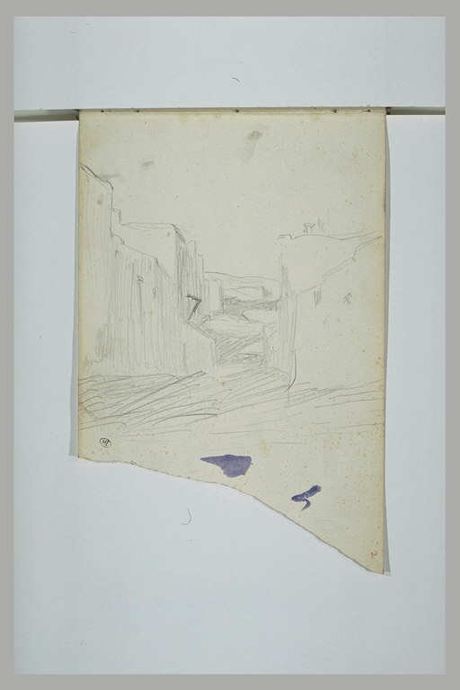 Vue d'une rue de village