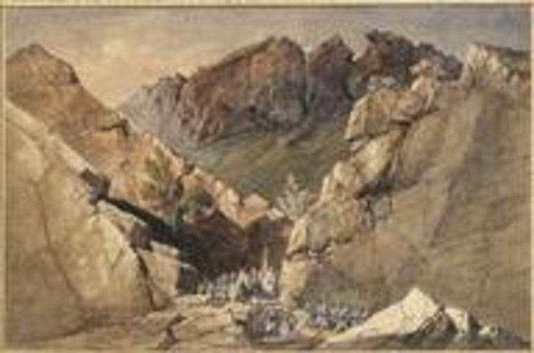 Fin du défilé des Portes de Fer