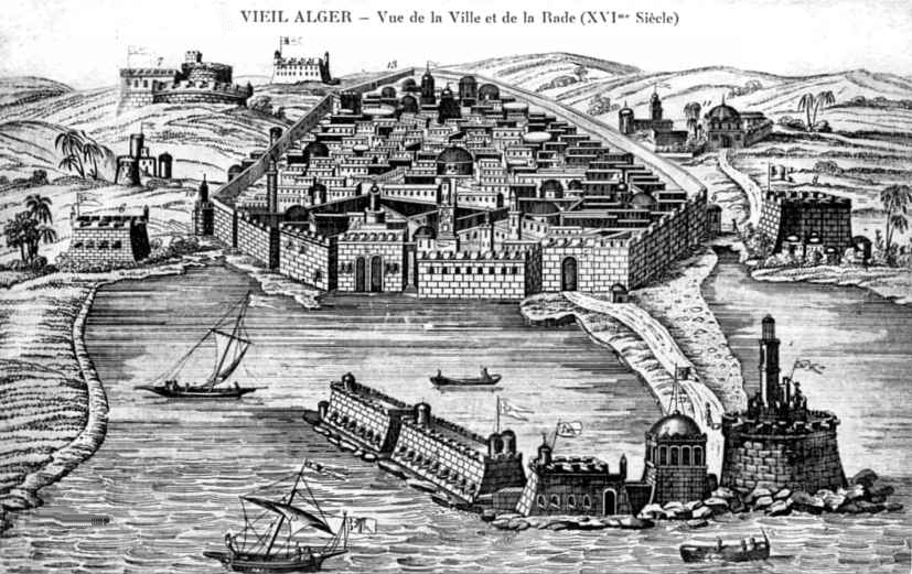 Plan d'Alger au XVIe siècle
