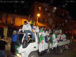 Tiaret après le match de Algerie v Egypt