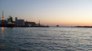 GHAZAOUET  BRISE-LAMES  CREPUSCULE