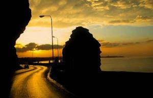 un coucher de soleil splendide