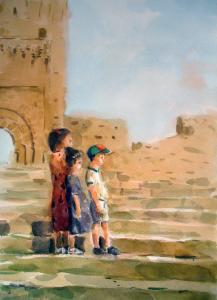 Exposition d'aquarelles sur la ville de Tlemcen de Hacene Bensaad