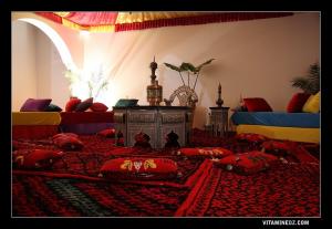 La salle royale d'Abou Hammou Moussa II