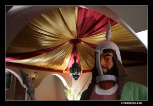 Reconstitution de la salle royale d'Abou Hammou Moussa Etthani