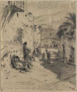 Dans la rue à Bou-Sâada