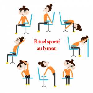 Rituel sportif au bureau