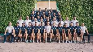 Photo officielle de la JSK avant la finale Coupe de la CAF