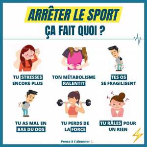 Arrêter le sport