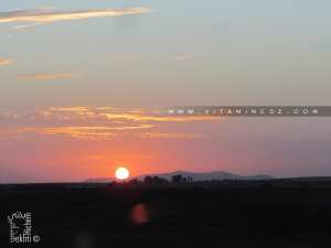 Magnifique coucher de Soleil sur Djbel Tessala