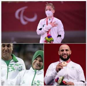 Félicitations aux 3 athlètes algériens 🇩🇿 médaillés aux Jeux Paralympiques de Tokyo !