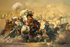 Splendide illustration de la bataille de Sidi Brahim par Hocine Ziani