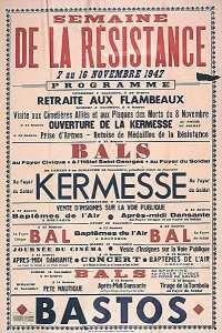 Semaine de la résistance. 7 au 16 novembre 1947.(...)