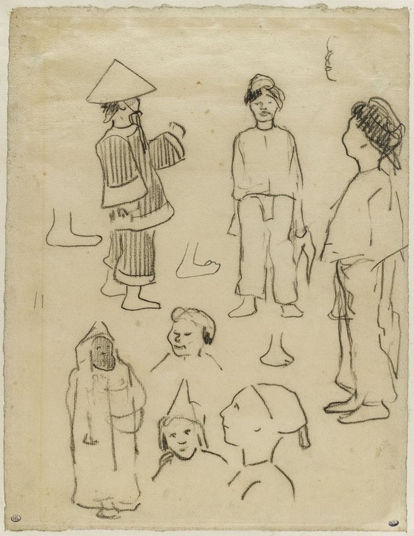 Etudes de personnage annamites