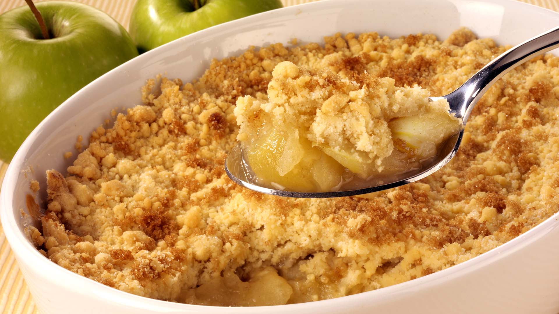 Crumble pommes bananes