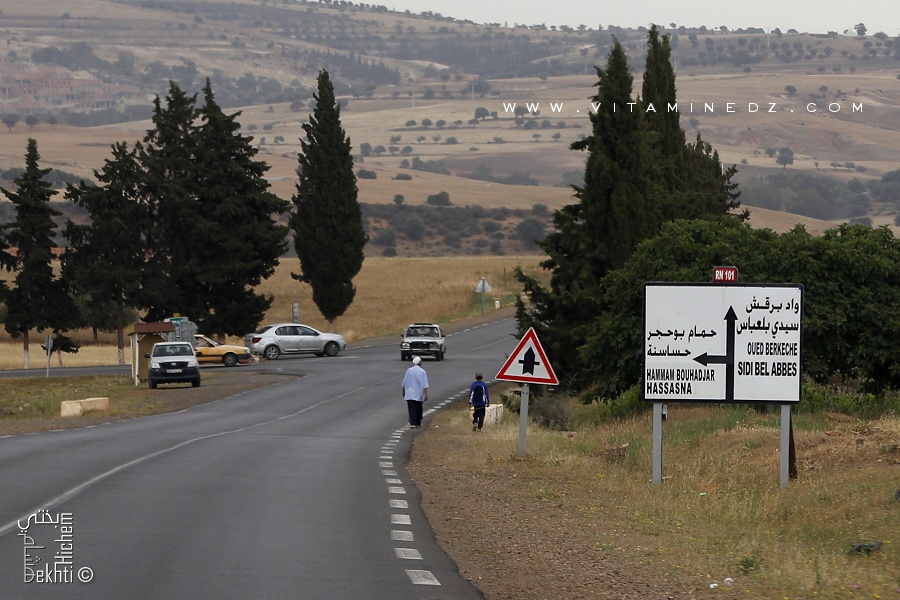 RN101 menant de Ain Temouchent à Sidi Belabbes