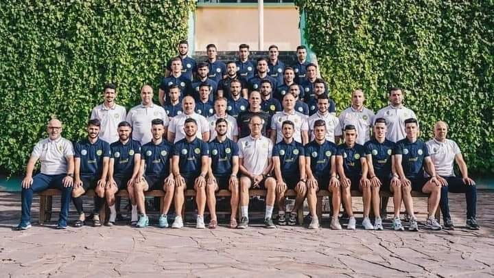 Photo officielle de la JSK avant la finale Coupe de la CAF