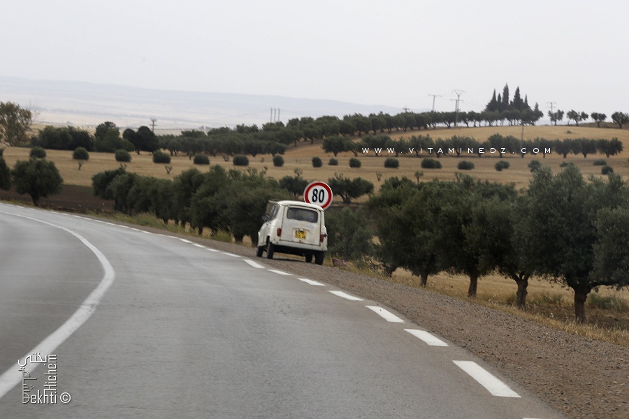 La route N101 traversant la commune de Ain Kada (SBA)