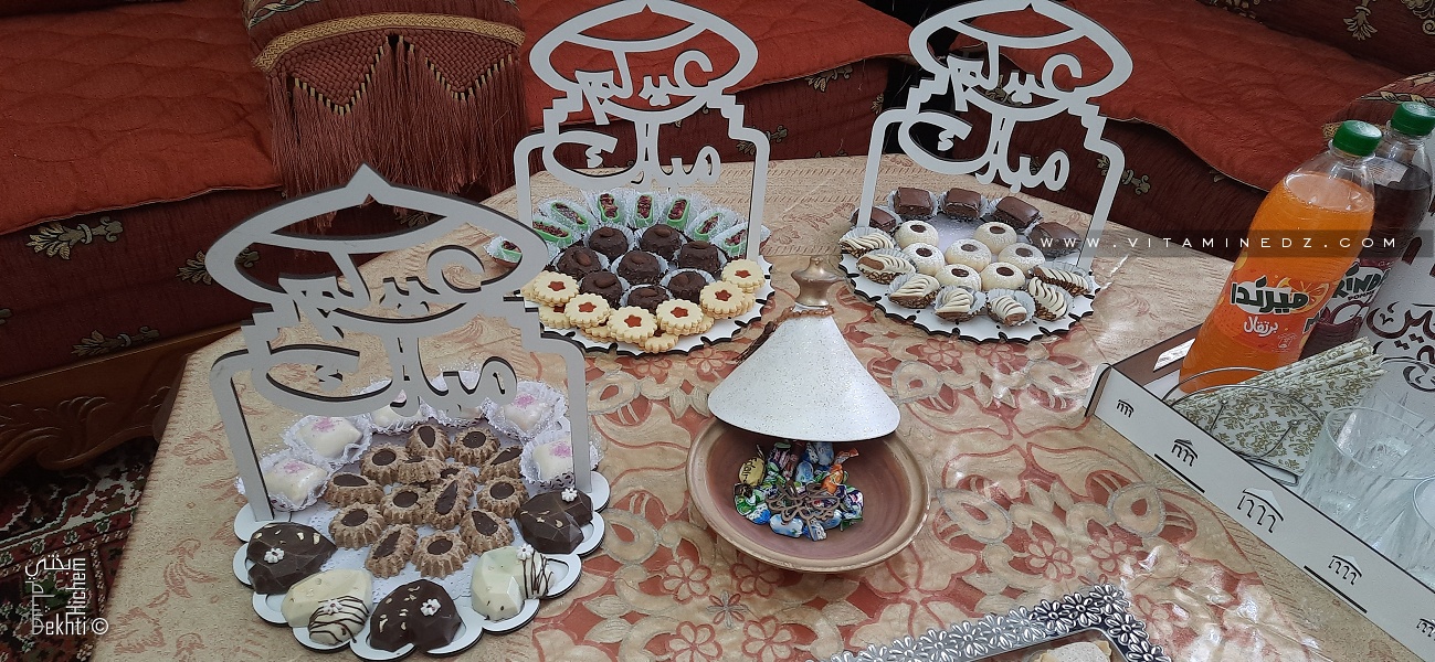 Belle présentation des gâteaux de Samira