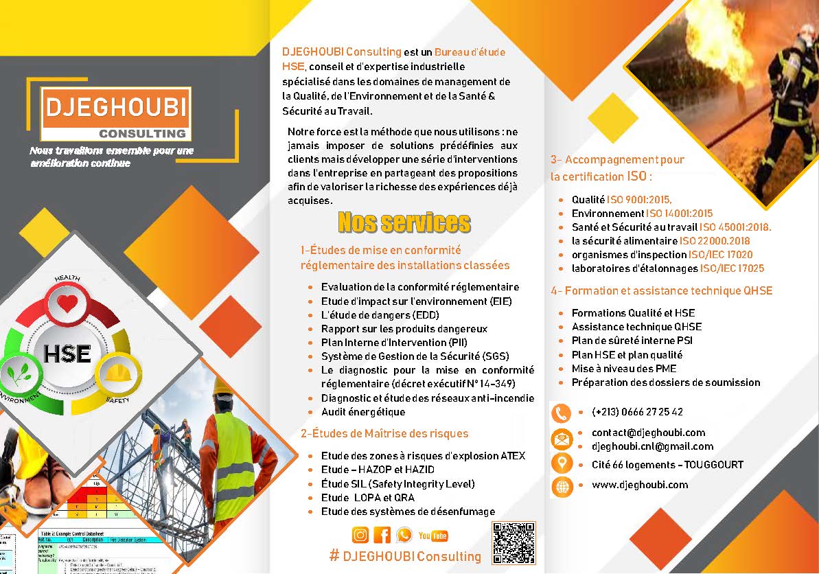 Bureau d'études HSE