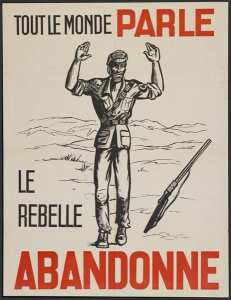 TOUT LE MONDE PARLE LE REBELLE ABANDONNE.