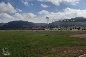 Tlemcen, pelouse du stade de Lalla Setti