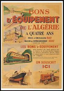 Bons d'équipement de l'Algérie (...) On souscrit ici