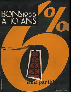 6 %. Bons 1955 à 10 ans émis par l'Algérie.