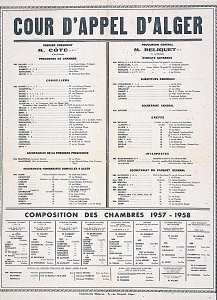 Cour d'appel d'Alger (...)