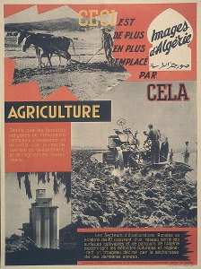Images d'Algérie. Agriculture. Ceci est de plus en plus remplacé par cela (...)