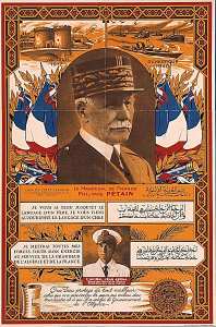 Verdun 1917. Dunkerque 1940. Le maréchal de France Philippe Pétain (...) l'amiral Jean Abrial gouverneur général de l'Algérie (...)