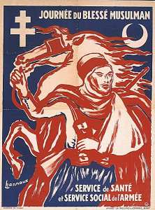 Journée du blessé musulman. Service de santé et service social de l'armée.