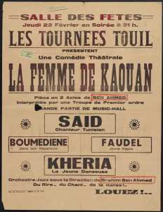 Les Tournées Touil présentent une comédie théâtrale LA FEMME DE KAOUAN.