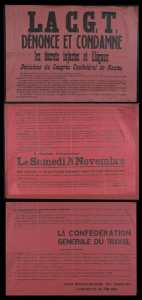 La C.G.T. dénonce et condamne les décrets injustes et illégaux. Décisions du congrès confédéral de Nantes (...)