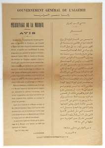 Gouvernement Général de l'Algérie. Pèlerinage de La Mecque. Avis (...)