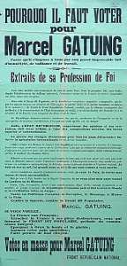 Pourquoi il faut voter pour Marcel Gatuing (...)